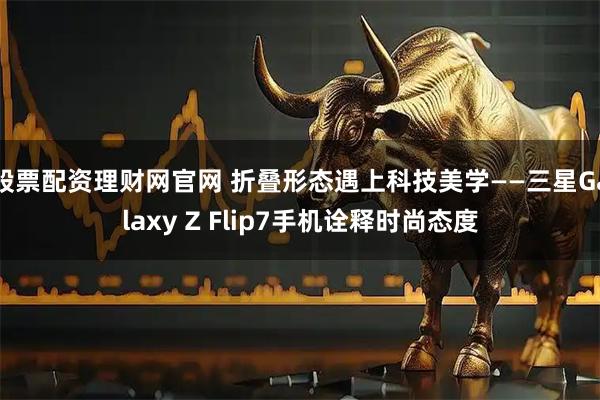股票配资理财网官网 折叠形态遇上科技美学——三星Galaxy Z Flip7手机诠释时尚态度